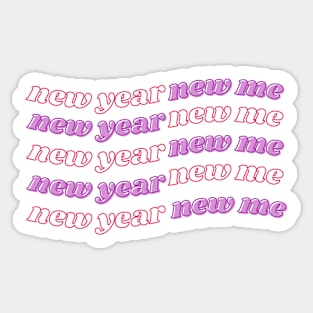 new year new me Sticker